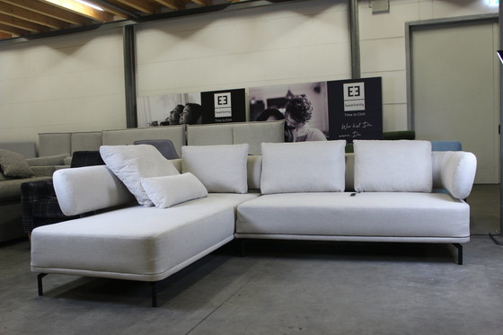 Image 1 of Stoffen bank met slaapfunctie Hoekbank Sofa Couch Stoffen hoekbank