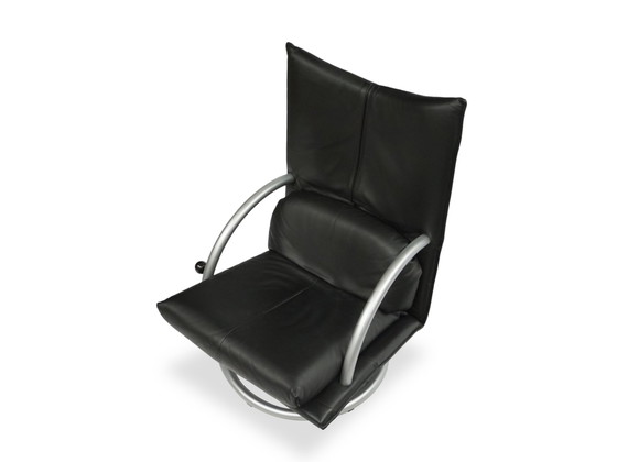 Image 1 of Rolf Benz Bmp 418 Torino Fauteuil Leer Zwart