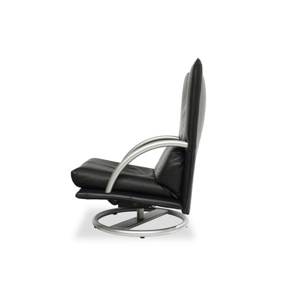 Image 1 of Rolf Benz Bmp 418 Torino Fauteuil Leer Zwart