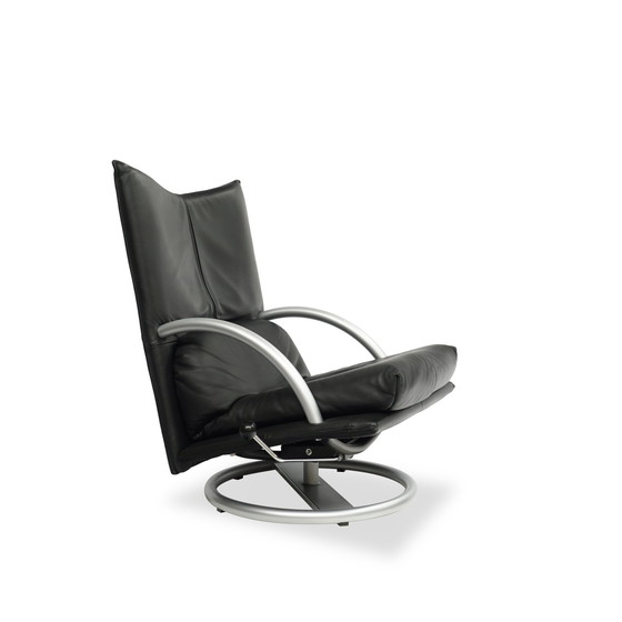 Image 1 of Rolf Benz Bmp 418 Torino Fauteuil Leer Zwart