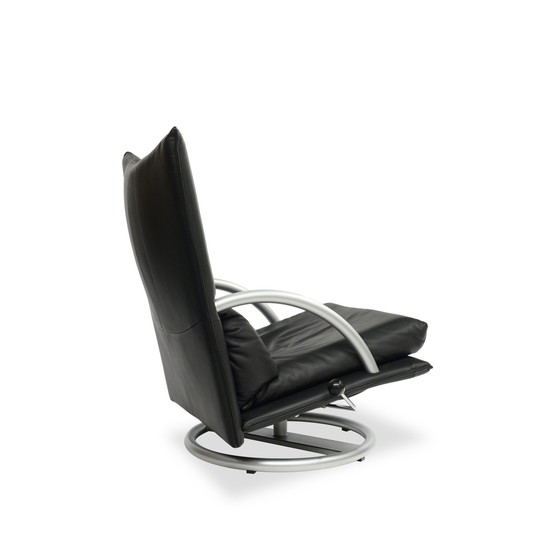 Image 1 of Rolf Benz Bmp 418 Torino Fauteuil Leer Zwart