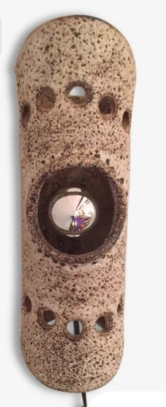 Image 1 of Vintage Keramieke Wandlamp Jaren '60