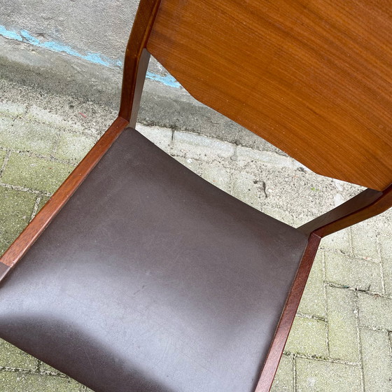 Image 1 of 2x vintage teak chair