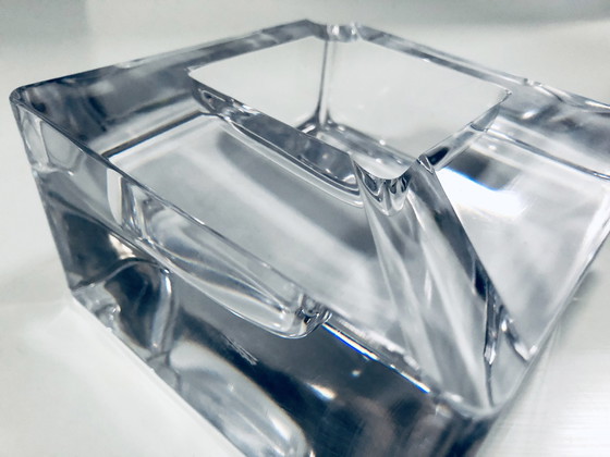 Image 1 of Grote Vintage Asbak - Kristal - Sèvres Frankrijk - 1970