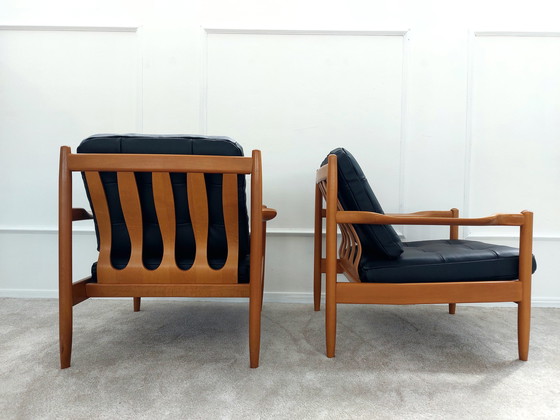 Image 1 of 2x Vintage scandinavische fauteuils