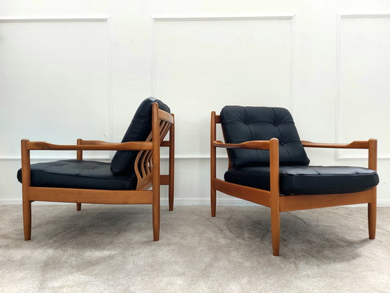 Image 1 of 2x Vintage scandinavische fauteuils