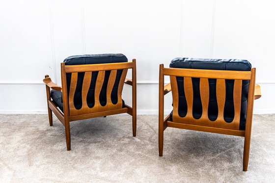 Image 1 of 2x Vintage scandinavische fauteuils