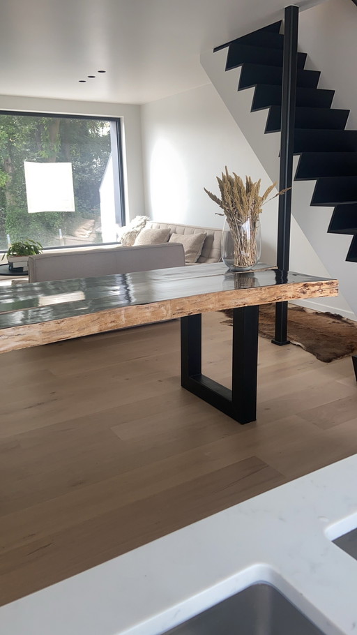 Unieke Populieren Houten Design Tafel