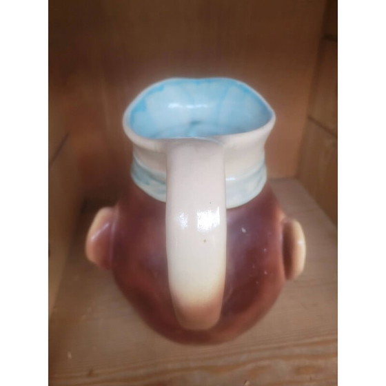 Image 1 of Vintage kruik in barbotine uit Sarreguemines