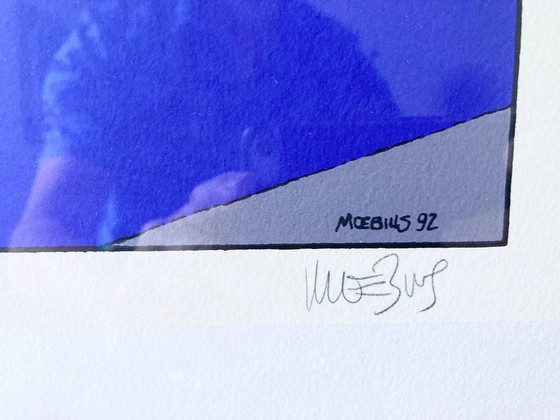 Image 1 of Moebius (Jean Giraud), Sterrenkijker 5, 1992, zeefdruk gesigneerd genummerd