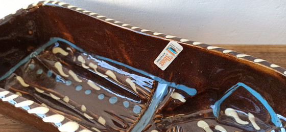 Image 1 of 2x Vintage Elzasser Aardewerk Voedselvorm