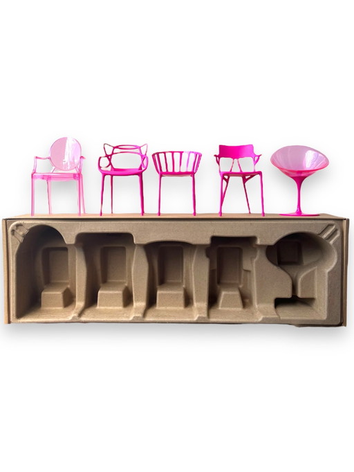 Kartell X Barbie Miniaturen Kartell Stoelen Collecters Item