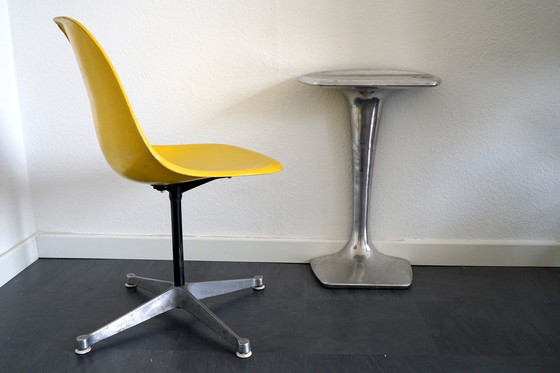 Image 1 of Vintage Space Age aluminium tafel, jaren '80