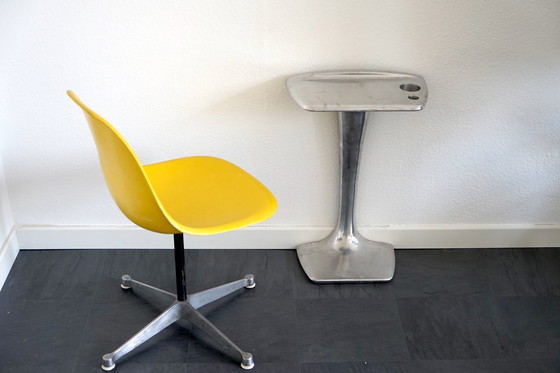 Image 1 of Vintage Space Age aluminium tafel, jaren '80