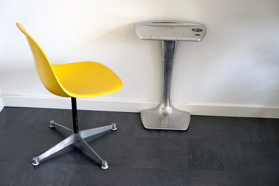 Image 1 of Vintage Space Age aluminium tafel, jaren '80