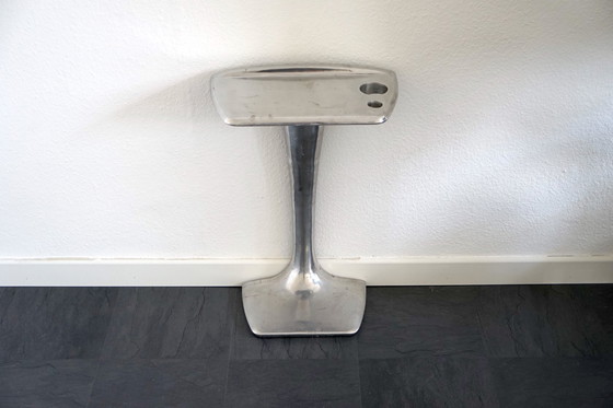 Image 1 of Vintage Space Age aluminium tafel, jaren '80