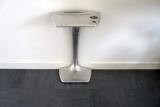 Image 1 of Vintage Space Age aluminium tafel, jaren '80