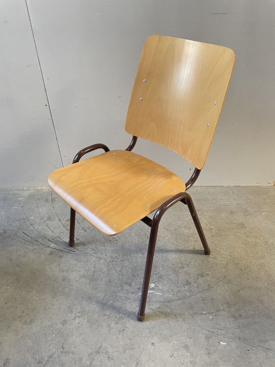 Image 1 of Vintage schoolstoelen (x4)