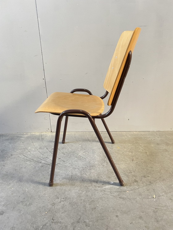 Image 1 of Vintage schoolstoelen (x4)