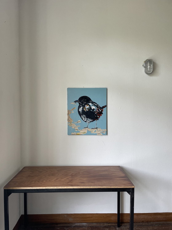 Image 1 of Schilderij Indian Robin 