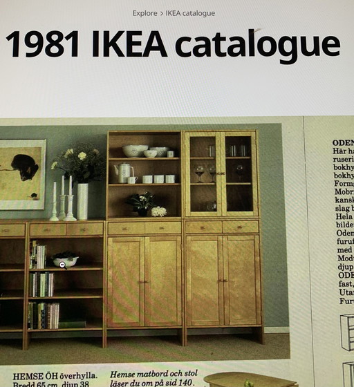 Pure Vintage: Twee Tweedelige IKEA Hemse Kasten