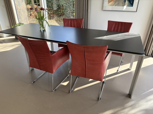 Bree's New World Presto Eetkamertafel, Met of Zonder Stoelen