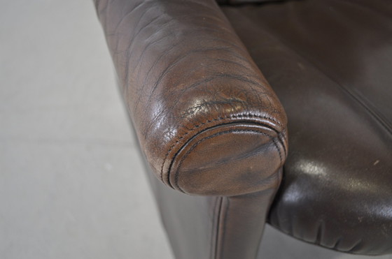 Image 1 of 2x lederen De Sede fauteuil