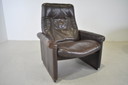 2x lederen De Sede fauteuil