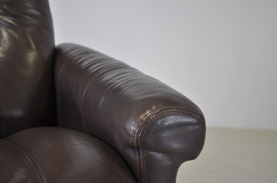 Image 1 of 2x lederen De Sede fauteuil