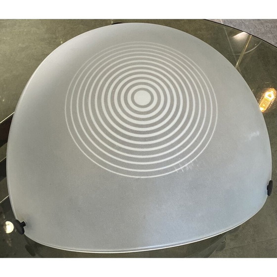 Image 1 of Vintage wandlampen van glas en metaal van Ernesto Gismondi, 1980