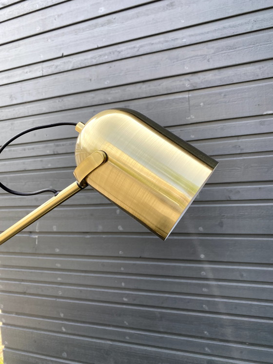 Image 1 of Vintage Gouden messing lamp