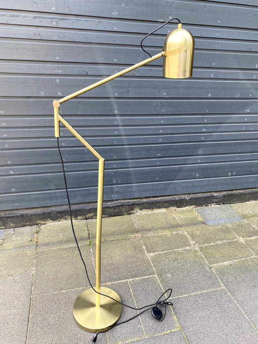 Vintage Gouden messing lamp