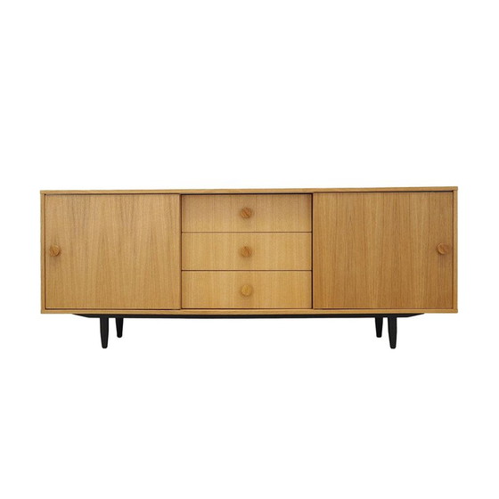 Image 1 of Scandinavisch vintage eikenhouten dressoir