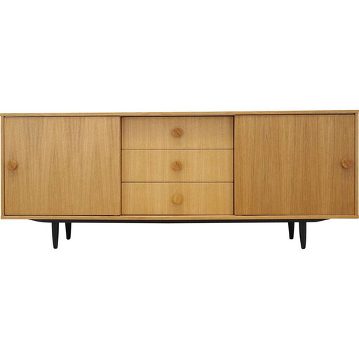 Scandinavisch vintage eikenhouten dressoir