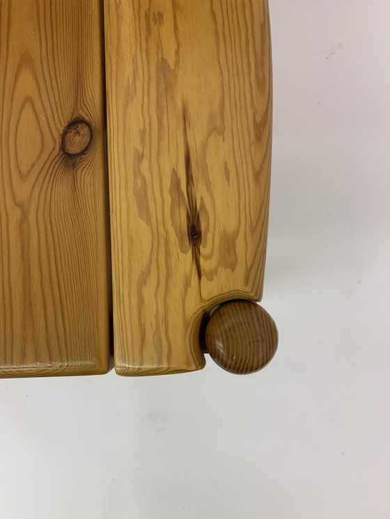 Image 1 of Set van 4 grenen eetkamer stoelen