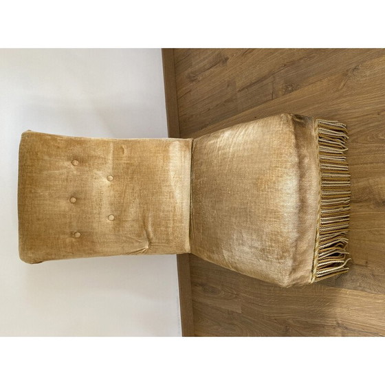 Image 1 of Vintage fluwelen fauteuil