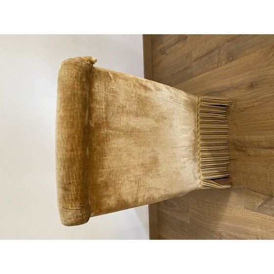 Image 1 of Vintage fluwelen fauteuil