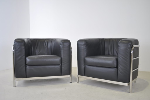 2x Zanotta  ‘Onda’ fauteuil