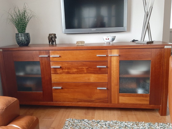 Image 1 of Hans Daalder kersenhouten dressoir