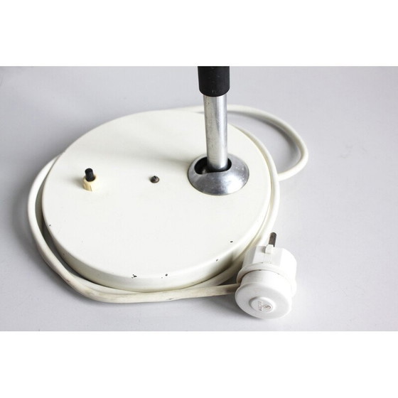 Image 1 of Vintage Bauhaus bureaulamp in metaal en hout van Karl Trabert voor Bünte en Remmler, 1930