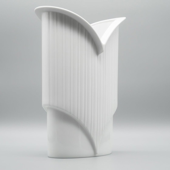 Image 1 of Rosenthal Designer Porseleinen Vaas Duo Jan Van Der Vaart 90S Postmodernistisch Prego