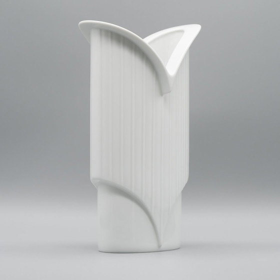 Image 1 of Rosenthal Designer Porseleinen Vaas Duo Jan Van Der Vaart 90S Postmodernistisch Prego