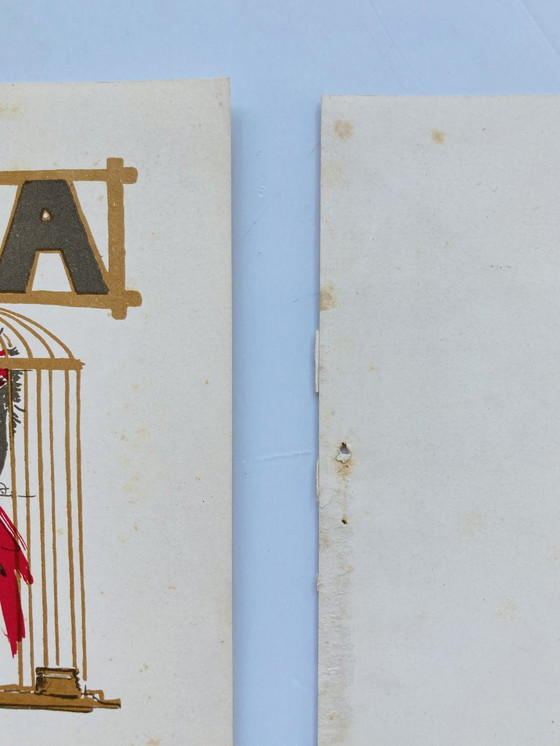 Image 1 of Vintage Affiches - Set Van 2 - Piet Van Der Hem