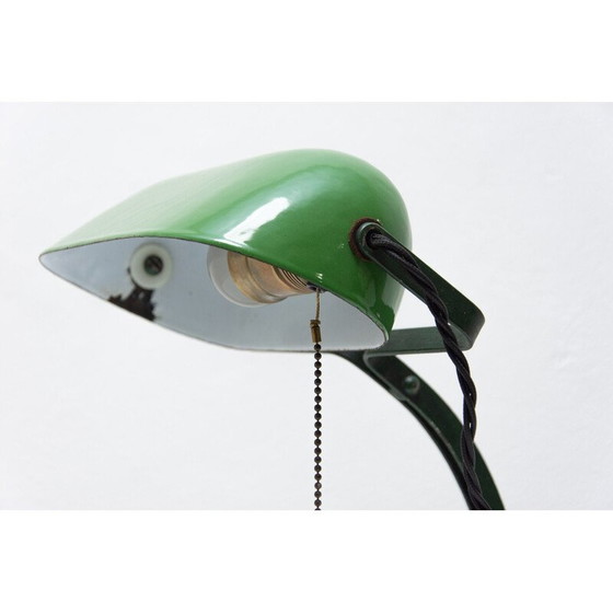 Image 1 of Vintage Bauhaus bureaulamp in chroom en metaal, 1930