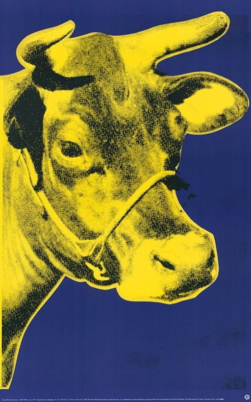 Andy Wahol  ---Yellow Cow