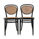2x thonet stoeltjes