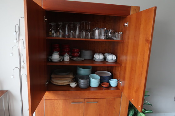 Image 1 of Design kersenhouten kast