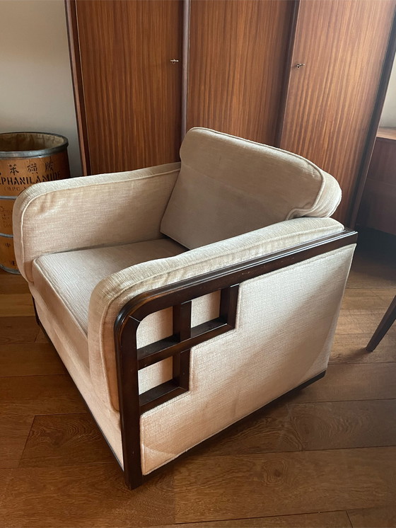 Image 1 of Art deco design Bergere fauteuil