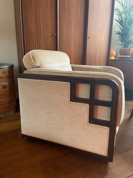 Image 1 of Art deco design Bergere fauteuil