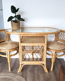 Vintage Rotan Bistroset